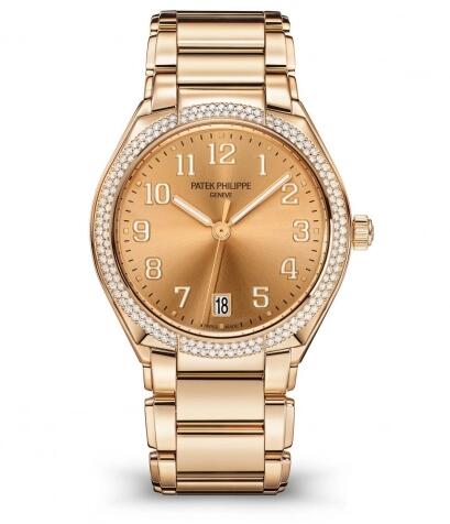 Patek Philippe Twenty~4 Automatic Rose Gold & Rose-gilt Sunburst Dial 7300/1200R-011 Replica Watch Patek Philippe Twenty~4 Automatic Rose Gold & Rose-gilt Sunburst Dial 7300/1200R-011 Replica Watch