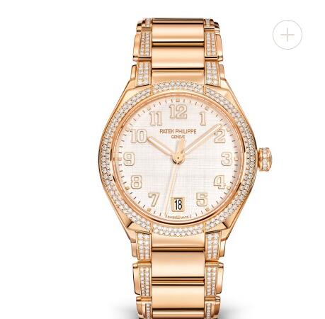 Patek Philippe Twenty~4 Automatic Rose Gold & Top Wesselton Diamonds 7300/1201R-001 Replica Watch