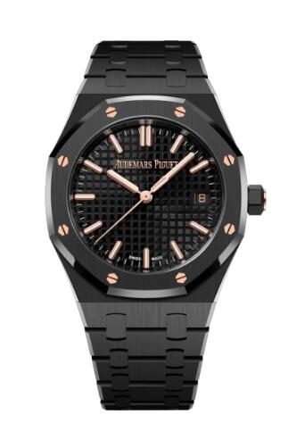 Audemars Piguet Royal Oak Selfwinding 34 Black Ceramic Black Replica Watch 77350CE.OO.1266CE.03.A