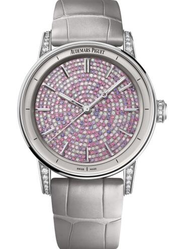 Audemars Piguet CODE 11.59 Automatic 38 White Gold Diamond Replica Watch 77410BC.ZZ.D132CR.01