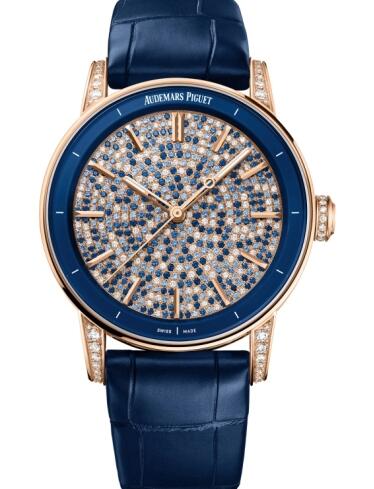 Audemars Piguet CODE 11.59 Automatic 38 Pink Gold Diamond Replica Watch 77410OR.ZZ.D343CR.01