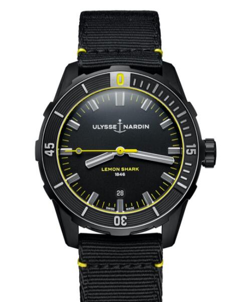 Ulysse Nardin Diver Lemon Shark Copy Watch 8163-175LE/92-LEMONSHARK