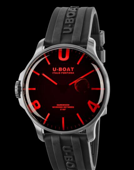 U-Boat Darkmoon Watch Replica 44 RED SS 8465