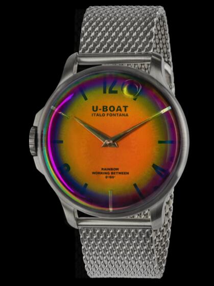 U Boat Rainbow Watch Replica RAINBOW 44 ORANGE SS 8469/MT