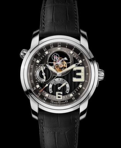 Replica Blancpain L-evolution Tourbillon GMT Watch 8825-1530-53B White Gold