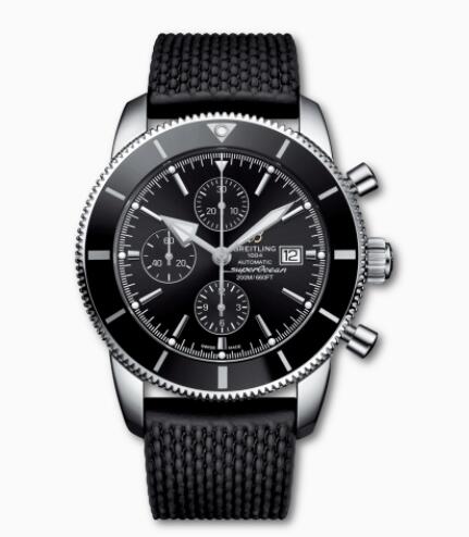 Breitling Superocean Heritage Chronograph 46 Stainless Steel Black A13312121B1S1 Replica Watch