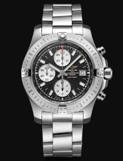 Breitling Colt Chronograph 44 Automatic Stainless Steel - Black Men Replica Watch A13388111B1A1