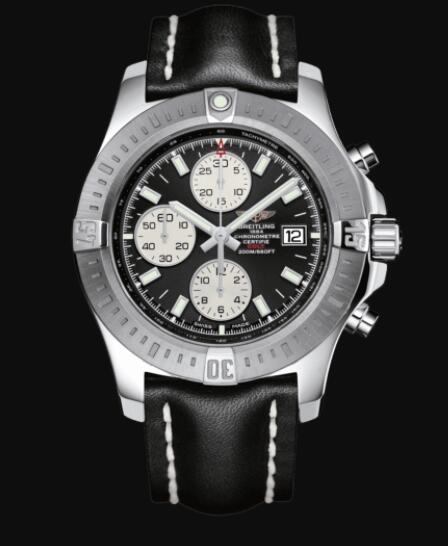 Replica Breitling Colt Chronograph Automatic Stainless Steel - Black Watch A13388111B1X1