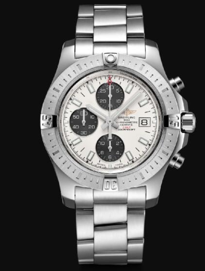 Breitling Colt 44 Chronograph Automatic Stainless Steel - Silver Men Replica Watch A13388111G1A1