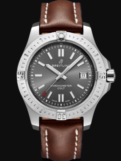 Replica Breitling Colt 41 Automatic Stainless Steel - Anthracite Watch A17313101F1X2