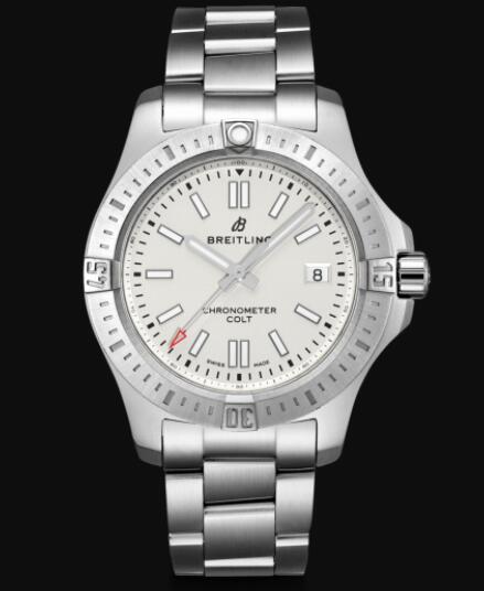 Breitling Colt 41 Automatic Stainless Steel - Silver Men Replica Watch A17313101G1A1