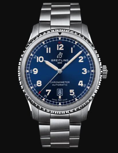 Breitling Aviator 8 Automatic 41 Stainless Steel - Blue Replica Watch A17315101C1A1