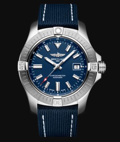 Replica Breitling Avenger Automatic 43 Stainless Steel - Blue Bold Watch A17318101C1X1