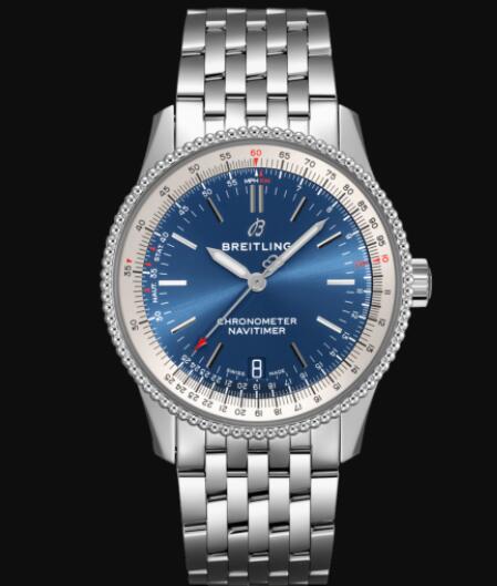 Breitling Navitimer Automatic 38 Stainless Steel - Blue Replica Watch A17325211C1A1