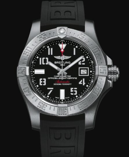 Breitling Avenger II Seawolf Stainless Steel - Black Replica Watch A17331101B1S1