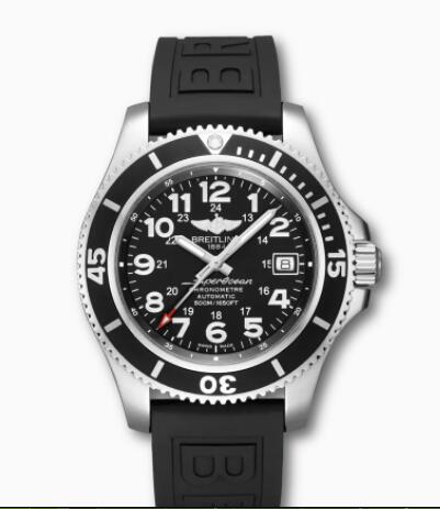 Breitling Superocean II 42 Stainless Steel Black A17365C91B1S1 Replica Watch
