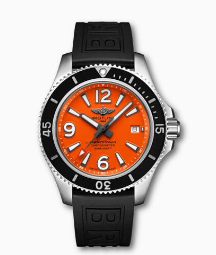 Breitling Superocean Automatic 42 Stainless Steel Orange A17366D71O1S1 Replica Watch