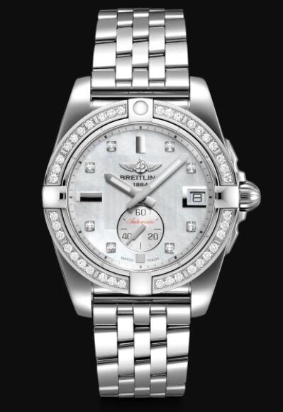 Replica Breitling Galactic 36 Automatic Stainless Steel - Mother-Of-Pearl watch A37330531A1A1