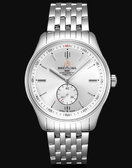 Replica Breitling Premier Automatic 40 Stainless Steel - Silver Watch A37340351G1A1