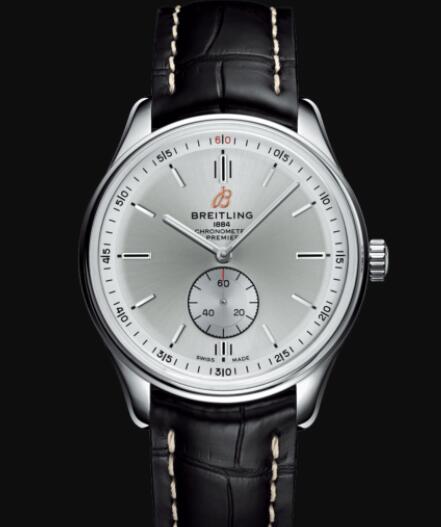Replica Breitling Premier Automatic 40 Stainless Steel - Silver Watch A37340351G1P2