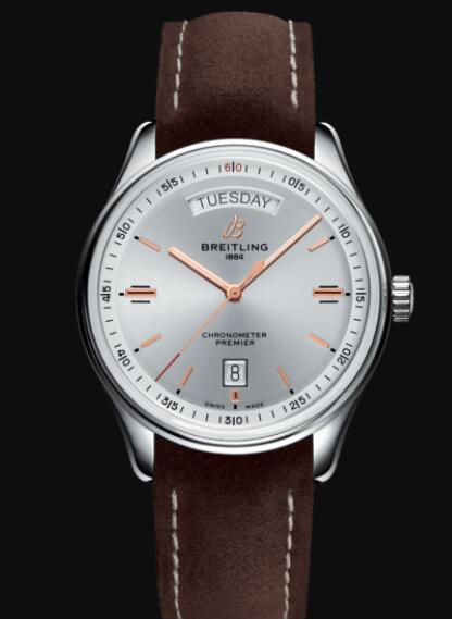 Replica Breitling Premier Automatic Day & Date 40 Stainless Steel - Silver Watch A45340211G1X1 Replica Breitling Premier Automatic Day & Date 40 Stainless Steel - Silver Watch A45340211G1X1