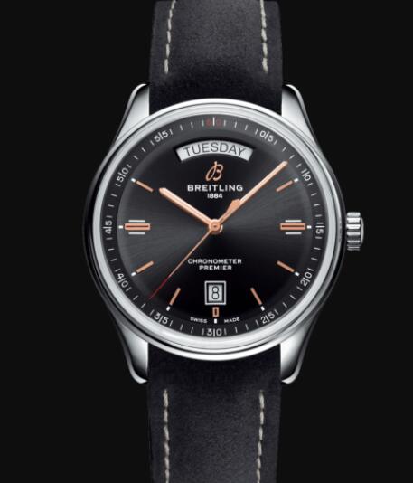 Replica Breitling Premier Automatic Day and Date 40 Stainless Steel - Black Watch A45340241B1X1 Replica Breitling Premier Automatic Day and Date 40 Stainless Steel - Black Watch A45340241B1X1