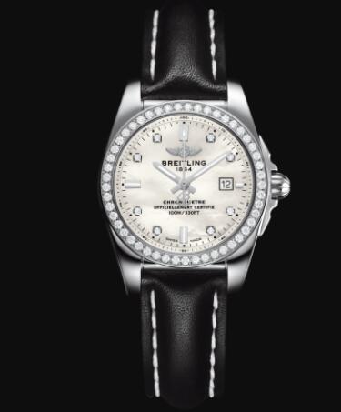 Replica Breitling Galactic 29 Sleek Stainless Steel - Mother-Of-Pearl Watch A7234853/A785/477X/A12BA.1