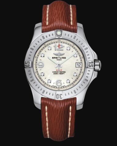 Breitling Colt 36 Stainless Steel - Mother-Of-Pearl Replica Watch A74389111A1X1