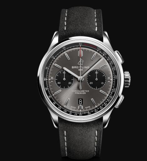 Replica Breitling Premier B01 Chronograph 42 Stainless Steel - Anthracite Watch AB0118221B1X2 Replica Breitling Premier B01 Chronograph 42 Stainless Steel - Anthracite Watch AB0118221B1X2