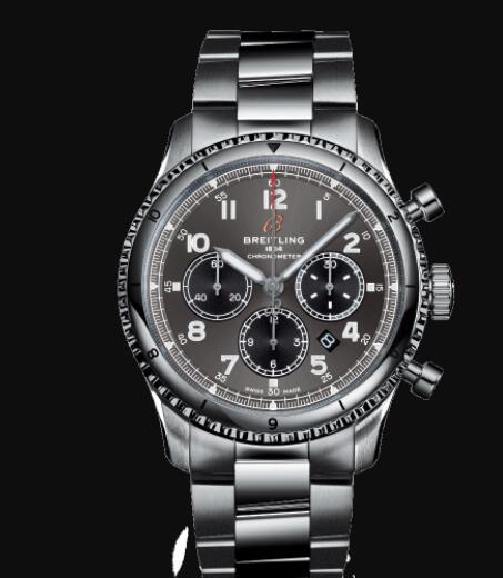 Breitling Aviator 8 B01 Chronograph 43 Stainless Steel - Anthracite Replica Watch AB0119131B1A1