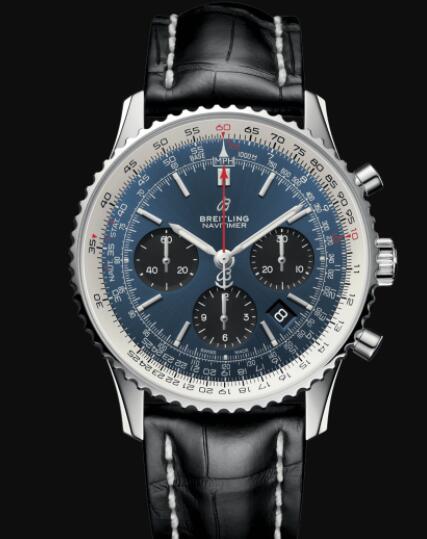 Breitling Navitimer 1 B01 Chronograph 43 Blue Dial Men Replica Watch AB0121211C1P1