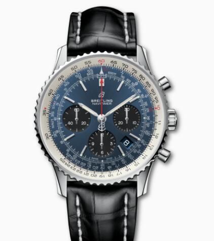 Replica Breitling Navitimer B01 Chronograph 43 Stainless Steel Blue AB0121211C1P3 Watch
