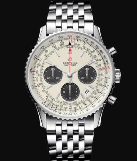Breitling Navitimer B01 Chronograph 43 Stainless Steel - Silver Replica Watch AB0121211G1A1