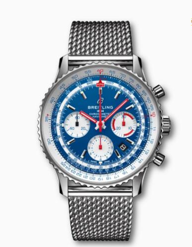 Replica Breitling Navitimer B01 Chronograph 43 American Airlines Stainless Steel Blue AB0121A31C1A1 Watch