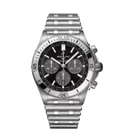 Breitling Chronomat B01 42 Stainless Steel Replica Watch AB01341B1B1A1