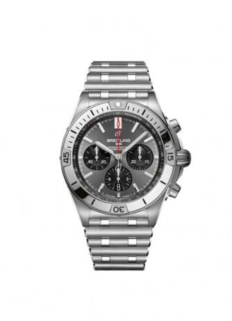 Breitling Chronomat B01 42 Stainless Steel Anthracite Rouleaux Boutique Edition Replica Watch AB01348A1B1A1