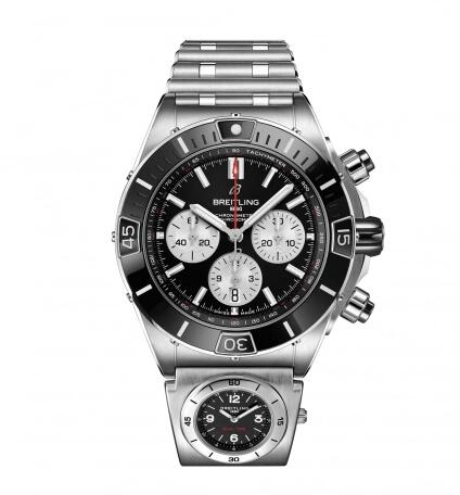 Breitling Super Chronomat B01 44 Stainless Steel Black Rouleaux - UTC Replica Watch AB0136251B1A2