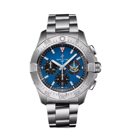 Breitling Avenger B01 Chronograph 44 Stainless Steel Replica Watch AB01471A1C1A1