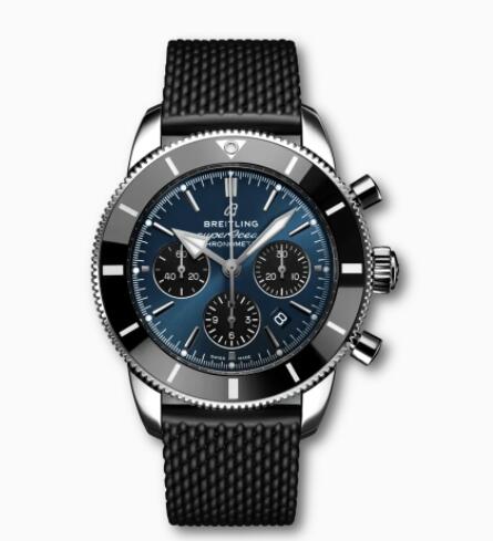 Breitling Superocean Heritage B01 Chronograph 44 Stainless Steel Blue Replica Watch AB0162121C1S1