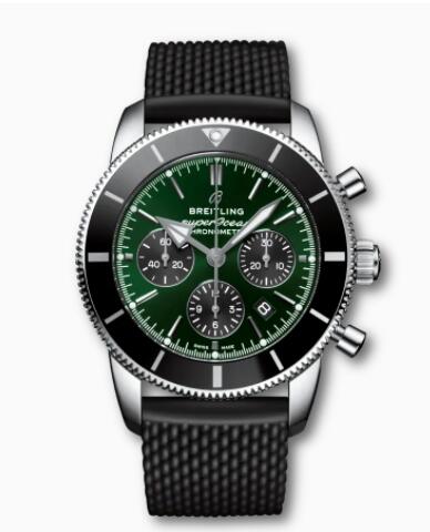 Breitling Superocean Heritage B01 Chronograph 44 Limited Edition Stainless Steel Green AB01621A1L1S1 Replica Watch