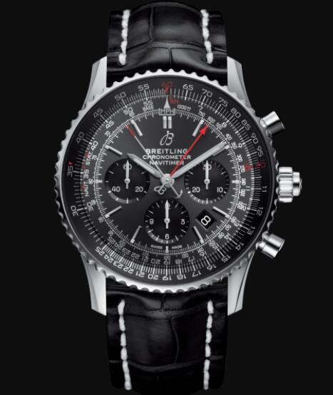 Breitling Navitimer B03 Chronograph Rattrapante 45 Stainless Steel Replica Watch AB03102A1F1P2