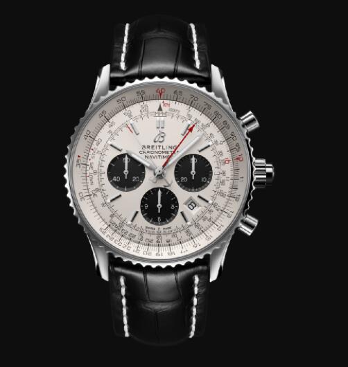 Breitling Navitimer B03 Chronograph Rattrapante 45 Stainless Steel Replica Watch AB0311211G1P2