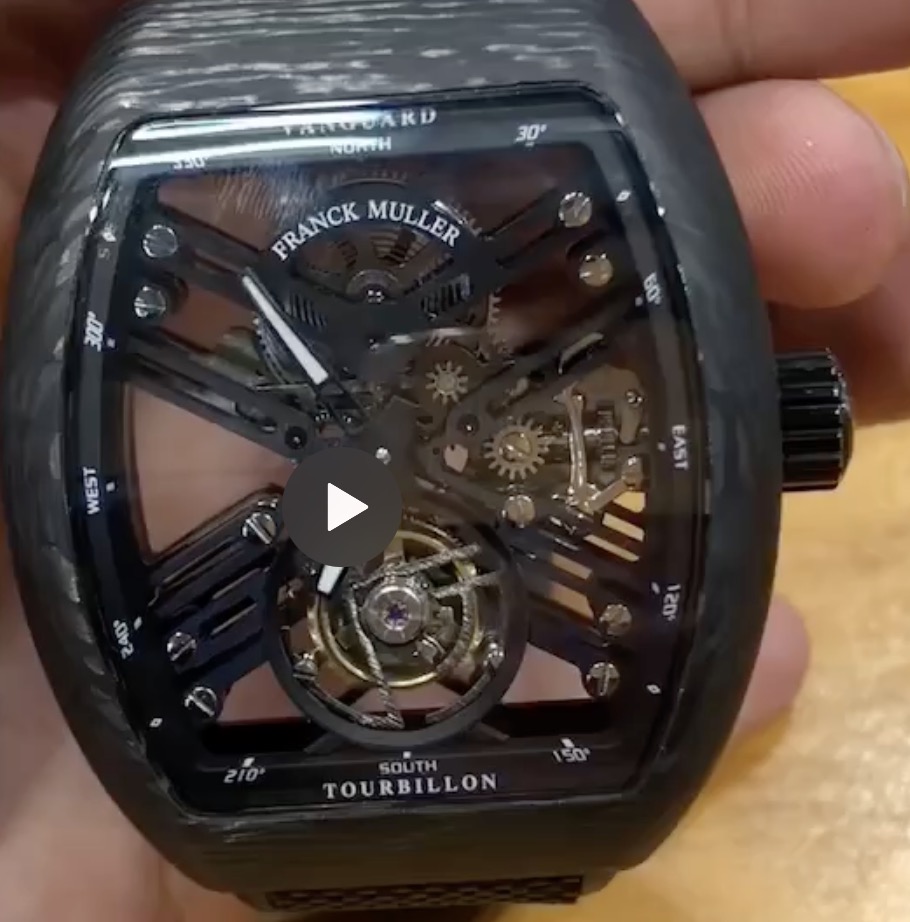 940usd for frank muller tourbillon watch with a box