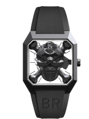 Bell and Ross BR 01 Replica Watch BR 01 CYBER SKULL BR01-CSK-CE/SRB