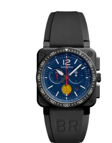 Bell and Ross BR 03 Replica Watch BR 03 PATROUILLE DE FRANCE QUARTZ BR03-PAF1-CA/SRB