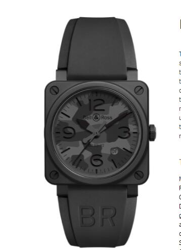 Bell and Ross BR 03 Replica Watch BR 03-92 BLACK CAMO BR0392-CAMO-CE/SRB