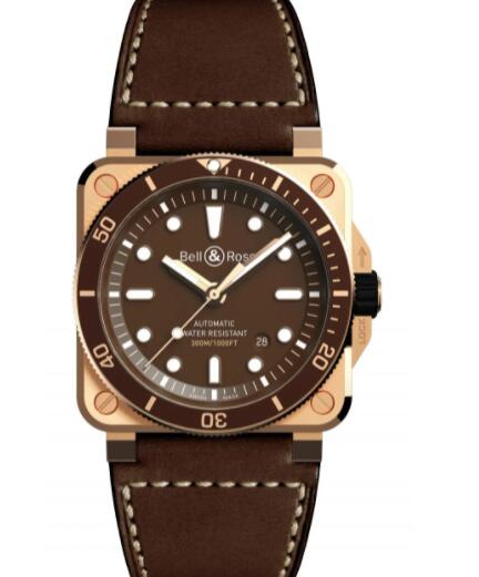 Bell and Ross BR 03-92 Diver Brown Bronze Replica Watch BR0392-D-BR-BR/SCA