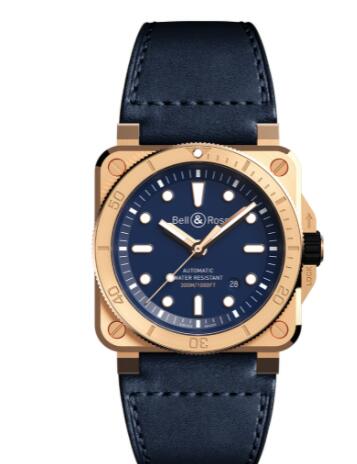 Bell and Ross BR 03-92 Diver Replica Watch BR 03-92 DIVER BRONZE NAVY BLUE BR0392-D-BU-BR/SCA