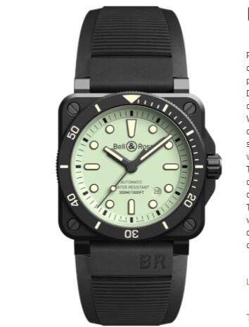 Bell and Ross BR 03-92 Diver Replica Watch BR 03-92 DIVER FULL LUM BR0392-D-C5-CE/SRB