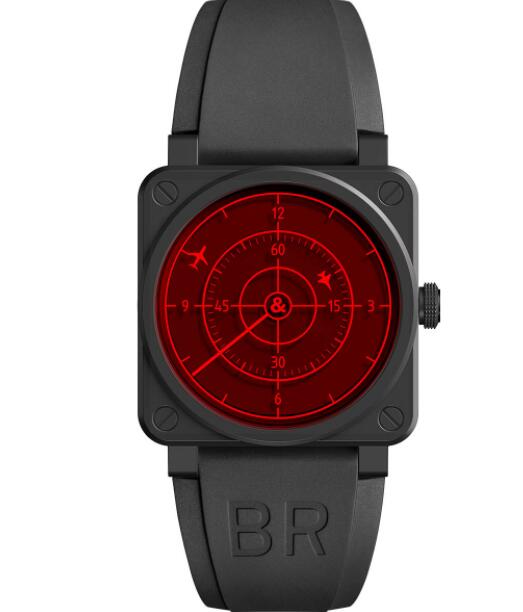 Bell and Ross BR 03 Replica Watch BR 03-92 RED RADAR CERAMIC BR0392-RRDR-CE/SRB